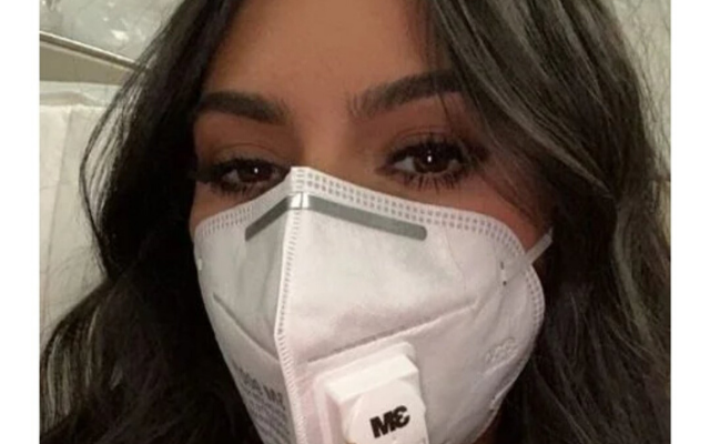 Kim Kardashian Slammed For Wearing In-Demand N95 Mask To Sell Product On Instagram