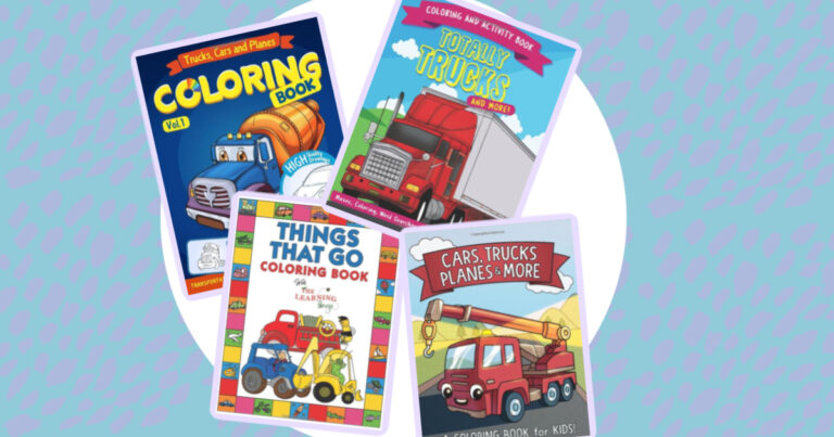7 Best Coloring Books For Kids Obsessed With Vehicles
