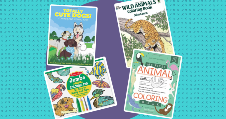 4 Fun Coloring Books For Little Kids Who Love Animals